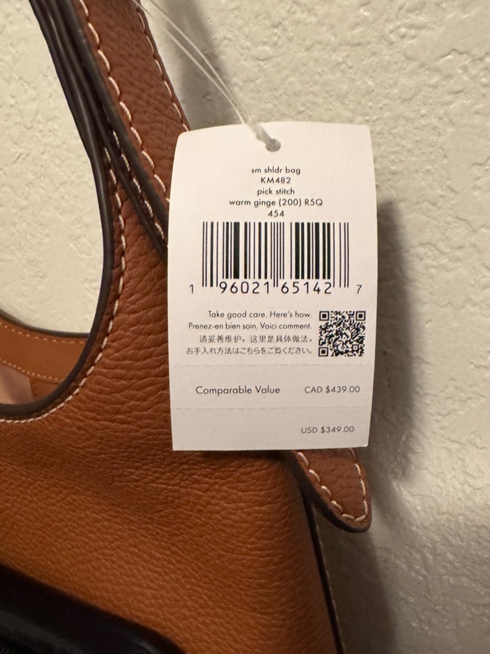 kate spade Brown Pebbled Leather Shoulder Bag - Picture 4 of 4